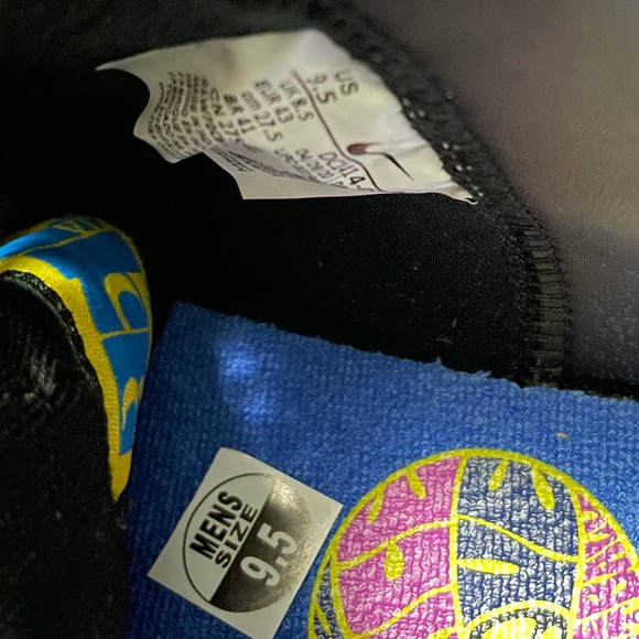 NIKE BLAZER MID '77 VINTAGE SHOES PEACE LOVE & BASKETBALL MENS SZ 9.5 DC1414 001 - Picture 11 of 12